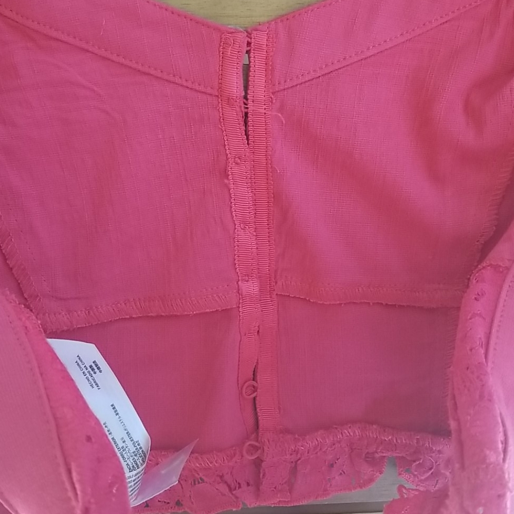 Free People Lace Crop Top - Picture 4 of 6